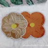 Factory direct sales of flower multi-color petal diatom mud bathroom door anti-slip and water-absorbing fabric, skin-friendly and comfortable details Picture